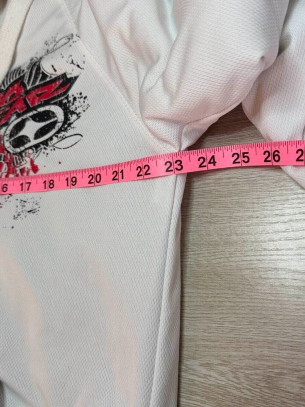 No Fear White Red XL White Hoodie - Picture 6 of 9
